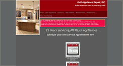 Desktop Screenshot of gulfappliance.com
